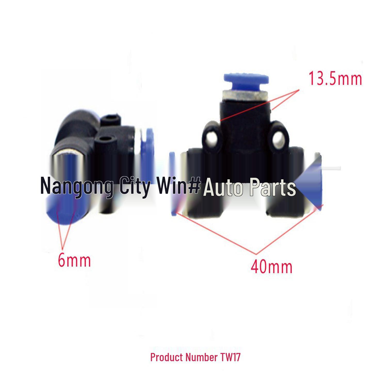 T-Shaped Trachea Pneumatic Component Clip - Universal Car Trim Installer & Pipe Docking Fixing Accessory 10,000 units
T-Shaped Trachea Pneumatic Component Clip - Universal Car Trim Installer & Pipe Docking Fixing Accessory 10,000 units