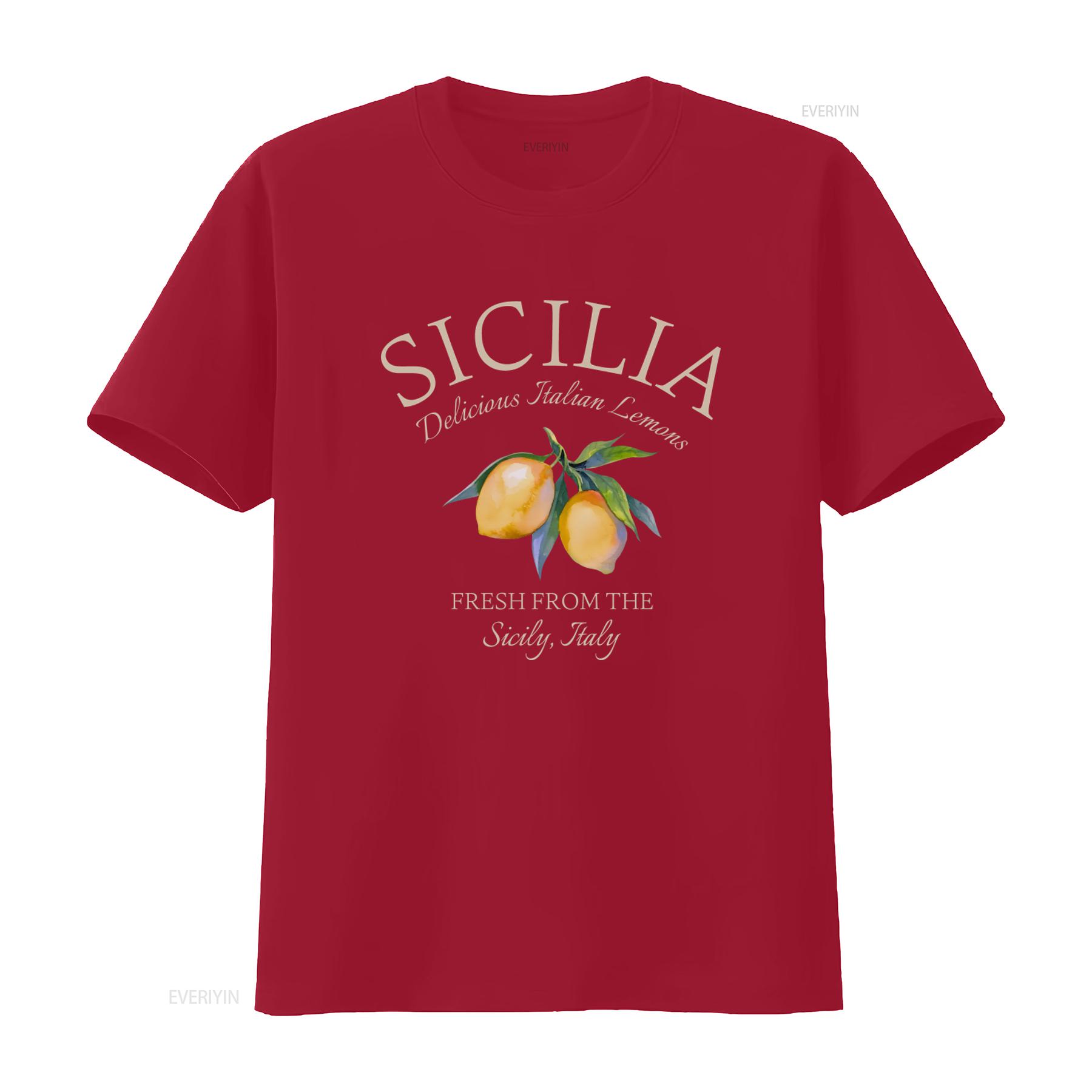 Sicily Italian Lemons T shirt Italy Sicilia Clothes Fresh from vintage Washed Breathable graphic Soft Slightly Stylish Casual S
Sicily Italian Lemons T shirt Italy Sicilia Clothes Fresh from vintage Washed Breathable graphic Soft Slightly Stylish Casual S