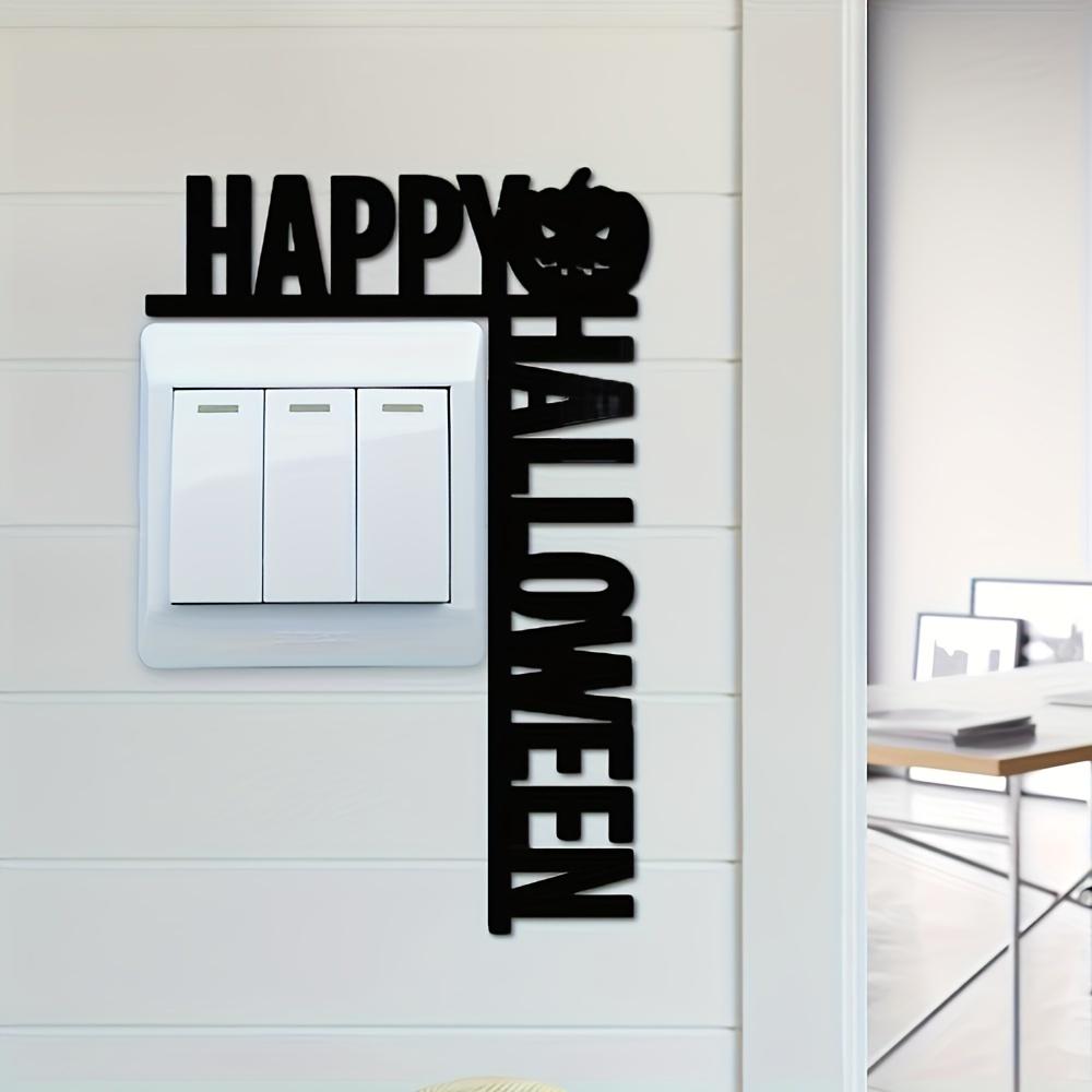 1Set/2pcs Halloween 3D three-dimensional happy halloween acrylic mirror sticker, switch door decoration wall sticker, Halloween house party decoration Pack of 2
1Set/2pcs Halloween 3D three-dimensional happy halloween acrylic mirror sticker, switch door decoration wall sticker, Halloween house party decoration Pack of 2