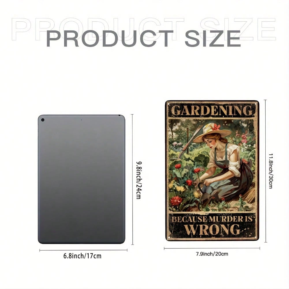 1pc Vintage Gardening Retro Metal Sign Wall Decor Gift Home Garden Tin Art 12x8 Inch 20x30 разноцветный
1pc Vintage Gardening Retro Metal Sign Wall Decor Gift Home Garden Tin Art 12x8 Inch 20x30 разноцветный