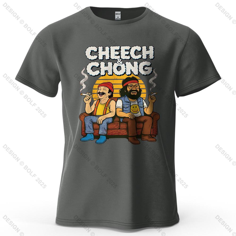 Чоловіча футболка з мультяшним принтом CHEECH & CHONG 100% бавовна Оверсайз Ретро Смішні Графічні Футболки для Жінок Топи Футболки Вуличний одяг L
Чоловіча футболка з мультяшним принтом CHEECH & CHONG 100% бавовна Оверсайз Ретро Смішні Графічні Футболки для Жінок Топи Футболки Вуличний одяг L