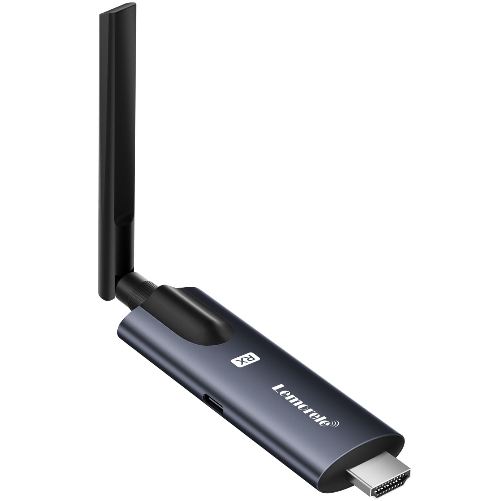 Wireless hdmi receiver Lemorele HDMI wireless receiver Convenient storage WIFI no settings required Video and audio sync output Dark gray aluminum
Wireless hdmi receiver Lemorele HDMI wireless receiver Convenient storage WIFI no settings required Video and audio sync output Dark gray aluminum