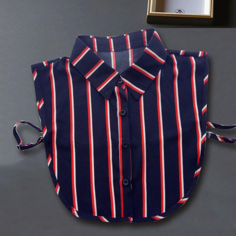 Women Detachable Collar Prints Stripe False Collar Blouse Woman Half Shirt Collar Clothes Accessories Remoable Faux Col Tie
Women Detachable Collar Prints Stripe False Collar Blouse Woman Half Shirt Collar Clothes Accessories Remoable Faux Col Tie
