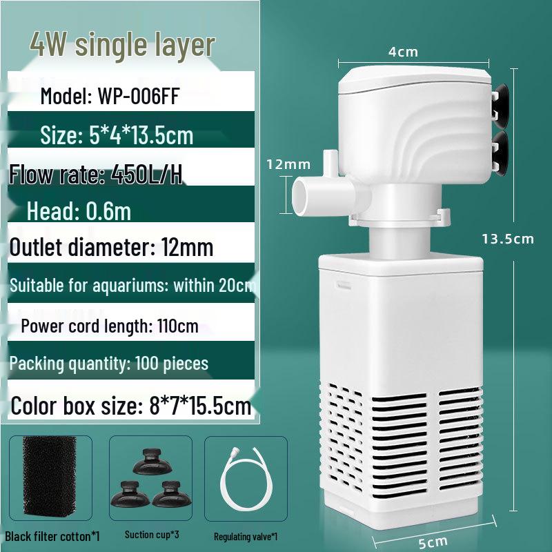Aquarium Siphon Filter & Pump: Anti-Backflow, Built-In Fish Toilet, Circulation & Oxygenation System
Aquarium Siphon Filter & Pump: Anti-Backflow, Built-In Fish Toilet, Circulation & Oxygenation System