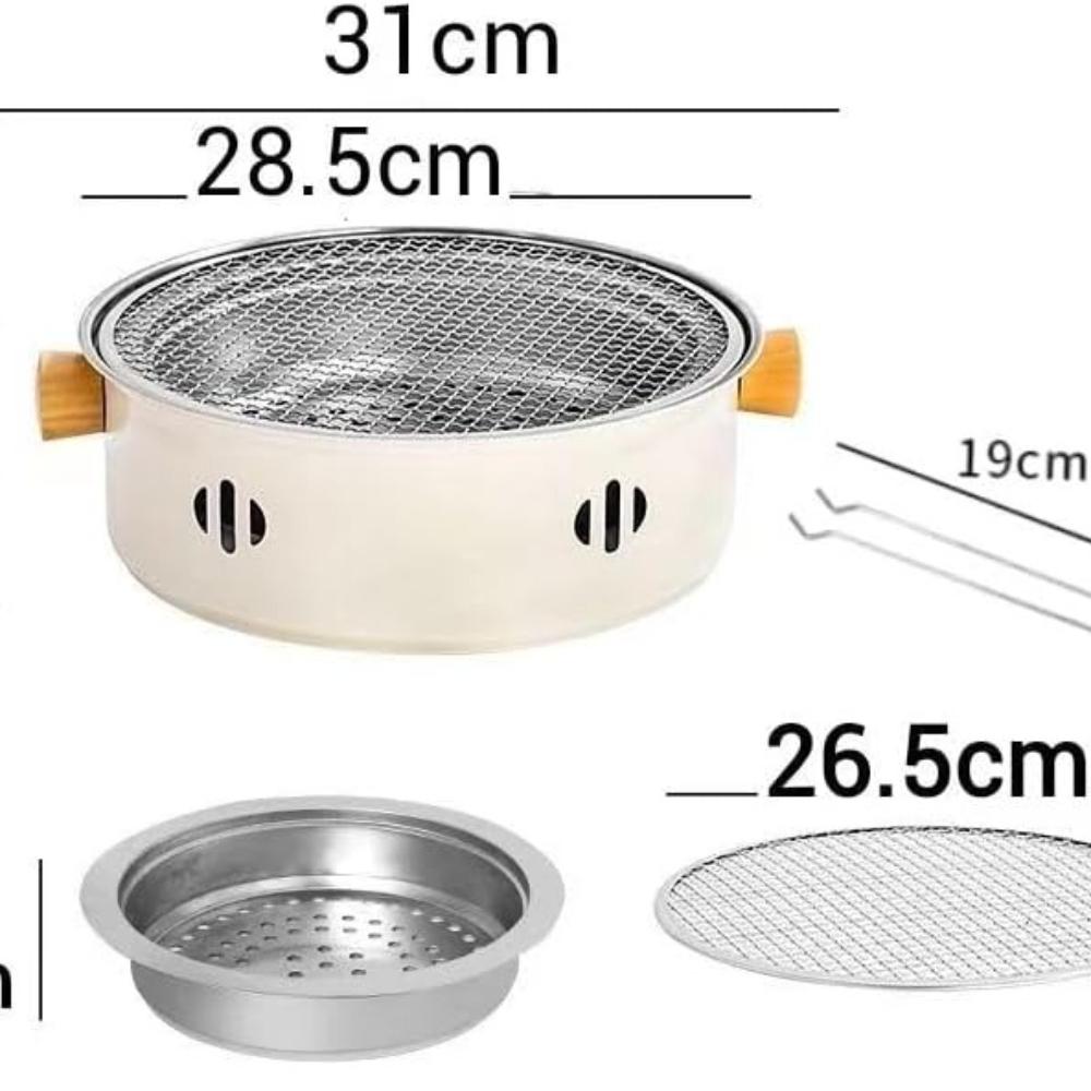 Korean BBQ Grill Charcoal Stove Charcoal Grill Stainless Steel Outdoor Camping Cooking Tea Around The Stove Barbecue Stove чёрный
Korean BBQ Grill Charcoal Stove Charcoal Grill Stainless Steel Outdoor Camping Cooking Tea Around The Stove Barbecue Stove чёрный