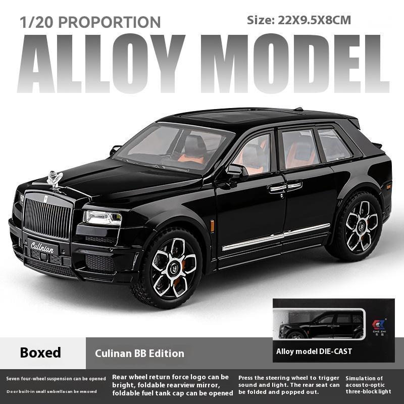 1/20 Rolls Royce Cullinan Car Model Toy Rubber Tires with Light Music Car Model Wheel Steering Vehicle for Kids Festival Gifts
1/20 Rolls Royce Cullinan Car Model Toy Rubber Tires with Light Music Car Model Wheel Steering Vehicle for Kids Festival Gifts