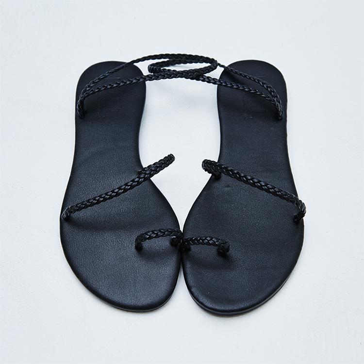 Women s sandals 2026 new round headed women s sandals fashionable and versatile flat sandals for women 40 чорний
Women s sandals 2026 new round headed women s sandals fashionable and versatile flat sandals for women 40 чорний