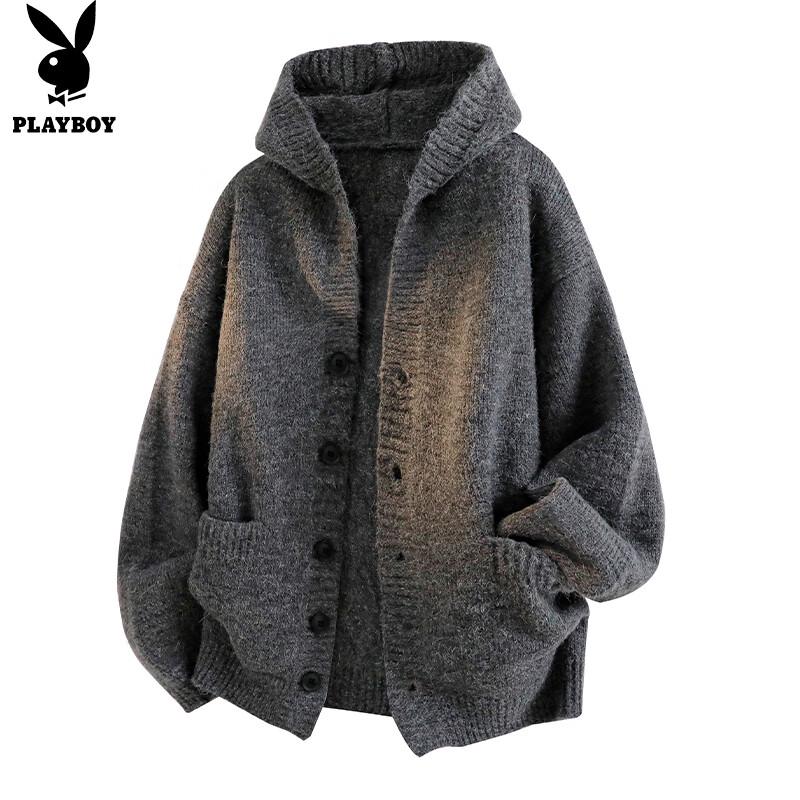 PLAYBOY Men s Hooded Knit Cardigan 2XL
PLAYBOY Men s Hooded Knit Cardigan 2XL