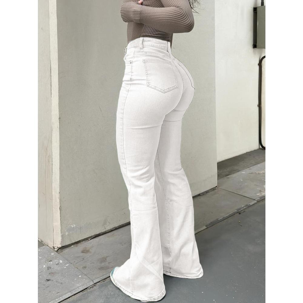 Women s high-waisted flared jeans in a streetwear style – fashionable, stretchy, slim-fit with pockets XXL білий
Women s high-waisted flared jeans in a streetwear style – fashionable, stretchy, slim-fit with pockets XXL білий