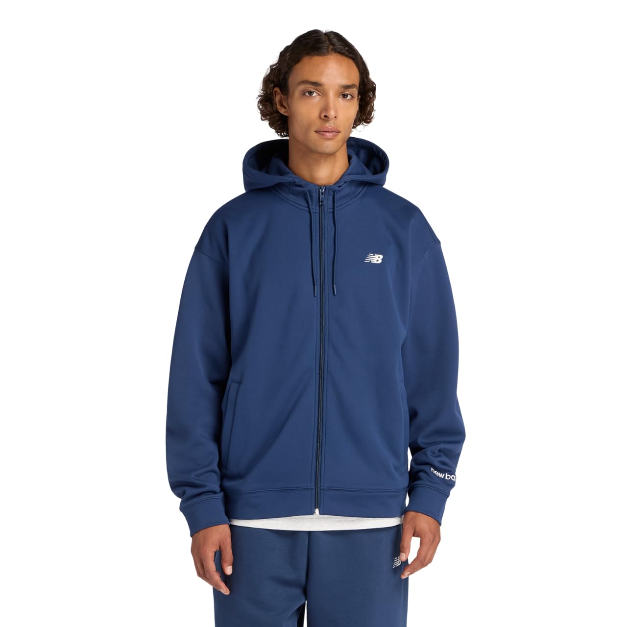 New Balance Double Knit Sweatshirt Hoodie with Fleece Lining NNY Size L Men s (AMJ53174) (NB Navy)
New Balance Double Knit Sweatshirt Hoodie with Fleece Lining NNY Size L Men s (AMJ53174) (NB Navy)