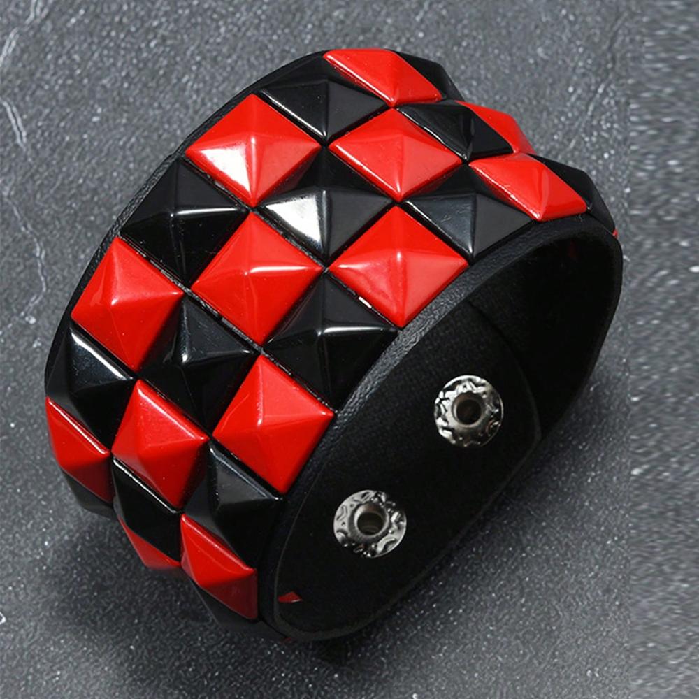 Punk Fashion Patchwork Bracelet, Suitable For Daily Wear, Parties, And Performances, Couple S Bracelet, Carnival Accessory
Punk Fashion Patchwork Bracelet, Suitable For Daily Wear, Parties, And Performances, Couple S Bracelet, Carnival Accessory