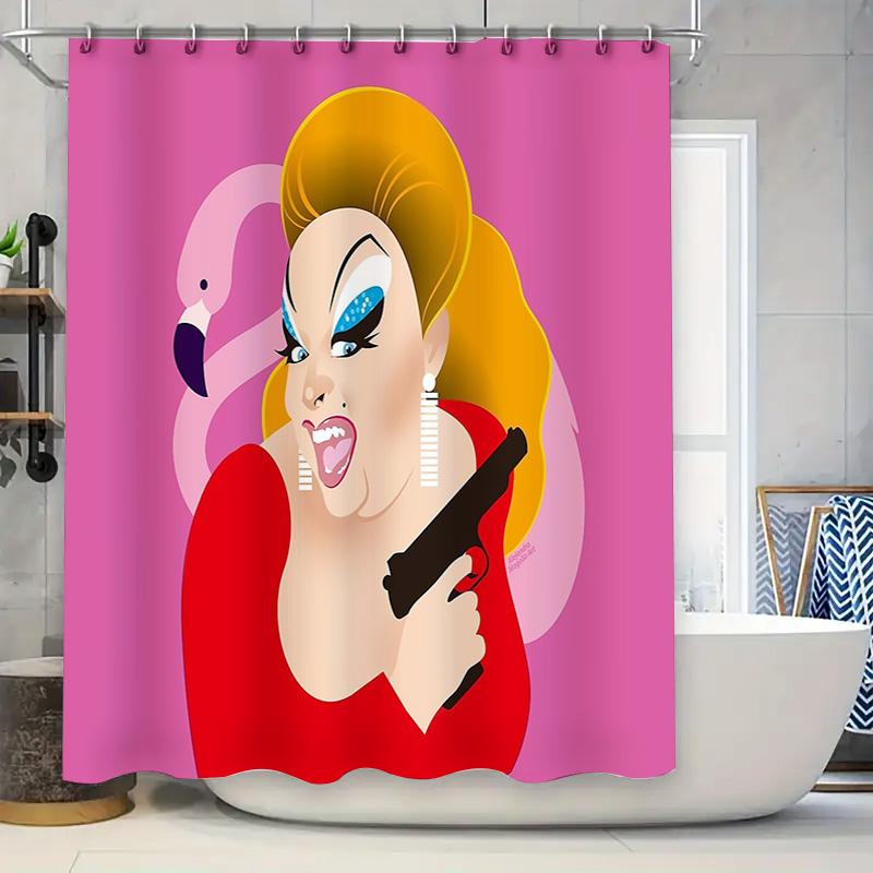 Unique Shower Curtain Funny Pattern Home Decor Bathroom Washable Artistic Design Modern Style Wall Hanging Novelty Gift W60H190(CM)-1 Pcs
Unique Shower Curtain Funny Pattern Home Decor Bathroom Washable Artistic Design Modern Style Wall Hanging Novelty Gift W60H190(CM)-1 Pcs