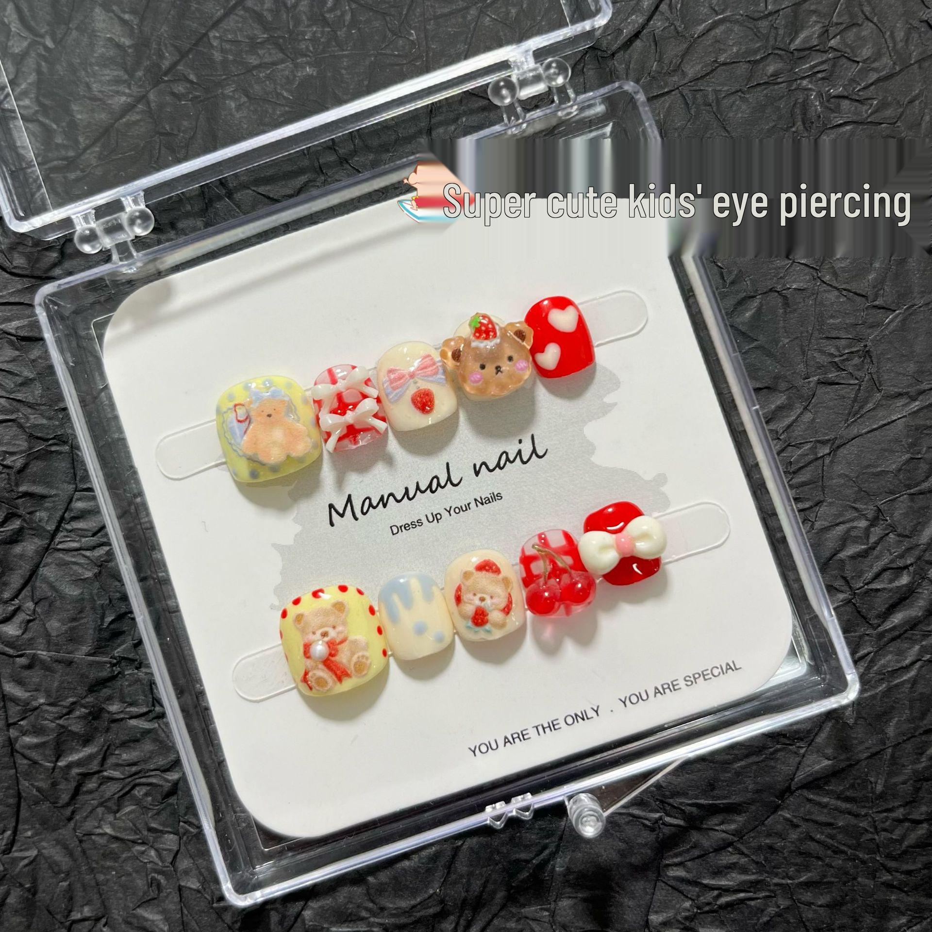 Handmade Cute Cartoon Children s Short Round Wearable Nail Art Stickers - Removable S122 S (5-6 Years)
Handmade Cute Cartoon Children s Short Round Wearable Nail Art Stickers - Removable S122 S (5-6 Years)