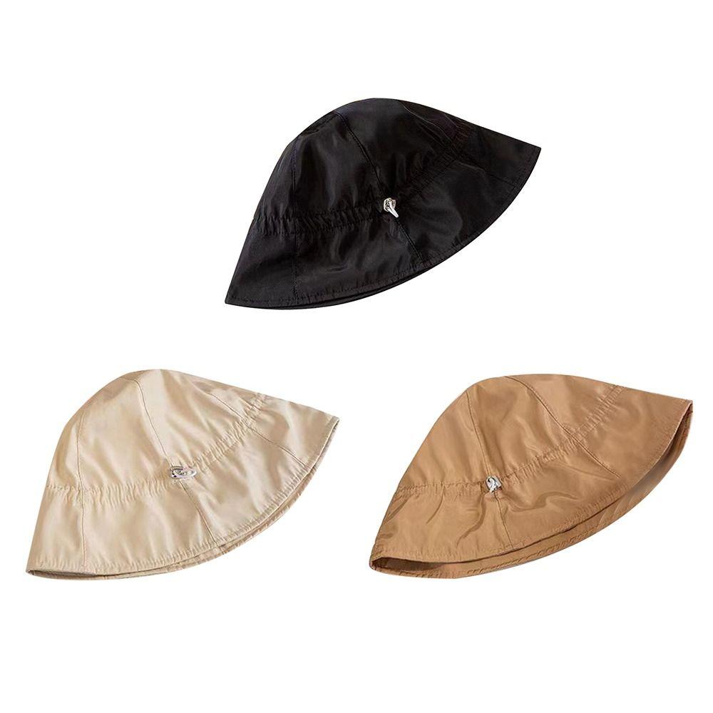 Breathable Drawstring Basin Hats Anti-UV Sun Visor Hats Foldable Bucket Hat Spring Summer хакі
Breathable Drawstring Basin Hats Anti-UV Sun Visor Hats Foldable Bucket Hat Spring Summer хакі