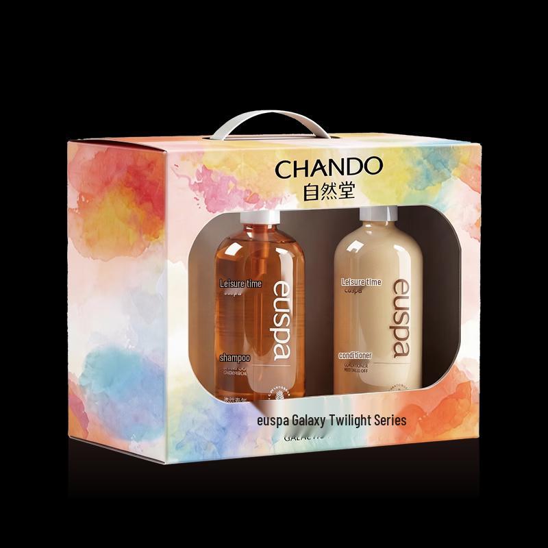 CHANDO EUSPA Sunset Glow Shampoo & Conditioner Gift Set
CHANDO EUSPA Sunset Glow Shampoo & Conditioner Gift Set