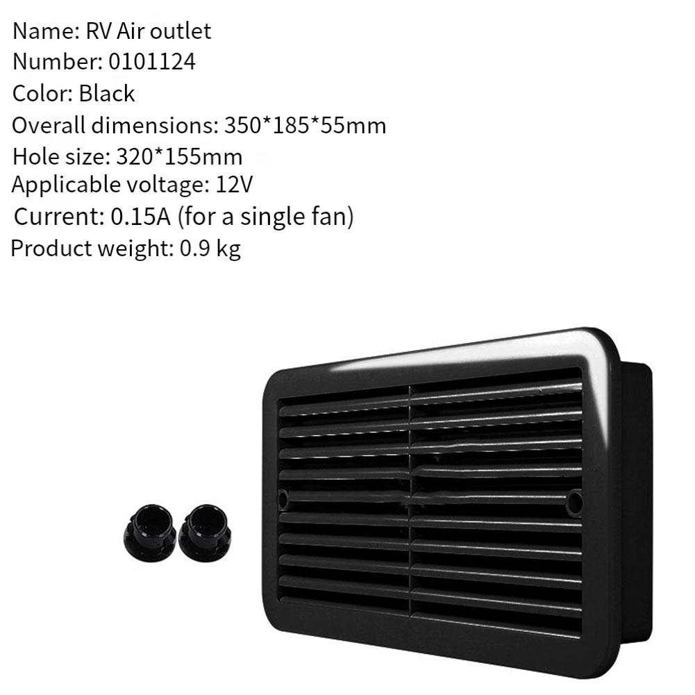 For Caravans Efficient Airflow Dual-Fan System Outdoor Travel 35*18.5*5.5cm Compact Dual Window Fan Exhaust Fan чорний
For Caravans Efficient Airflow Dual-Fan System Outdoor Travel 35*18.5*5.5cm Compact Dual Window Fan Exhaust Fan чорний