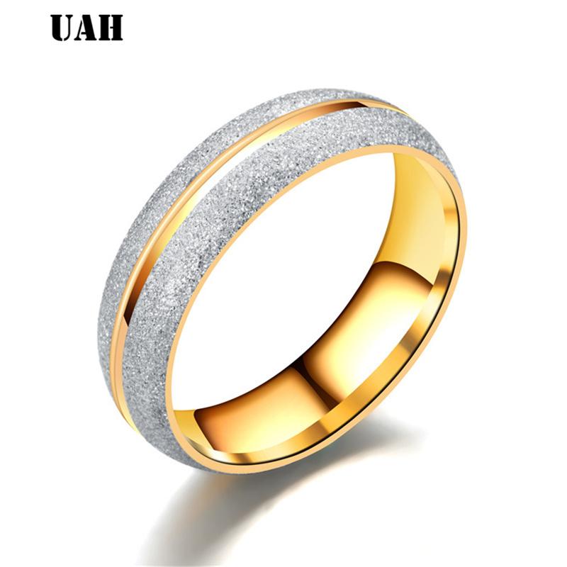 Stainless steel Wedding Ring Silver Gold Color Simple Design Couple Alliance Ring Crystal Band Ring for Women and Men 6
Stainless steel Wedding Ring Silver Gold Color Simple Design Couple Alliance Ring Crystal Band Ring for Women and Men 6