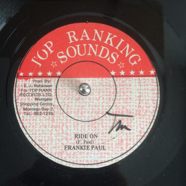 12inch Record FRANKIE PAUL Ride On VPTRR034 Top Ranking Sou UK Reggae Ska Dub Used
12inch Record FRANKIE PAUL Ride On VPTRR034 Top Ranking Sou UK Reggae Ska Dub Used