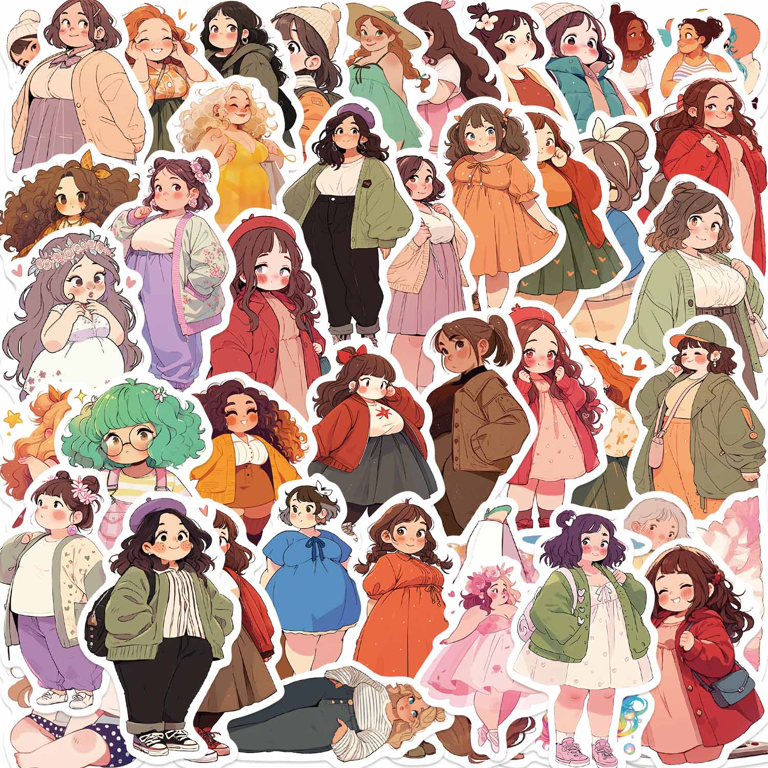 50PCS Chubby Cute Little Girl Graffiti Stickers DIY Phone Guitar Laptop Notebook Suitcase Cup Waterproof Sticker Kids Toy
50PCS Chubby Cute Little Girl Graffiti Stickers DIY Phone Guitar Laptop Notebook Suitcase Cup Waterproof Sticker Kids Toy