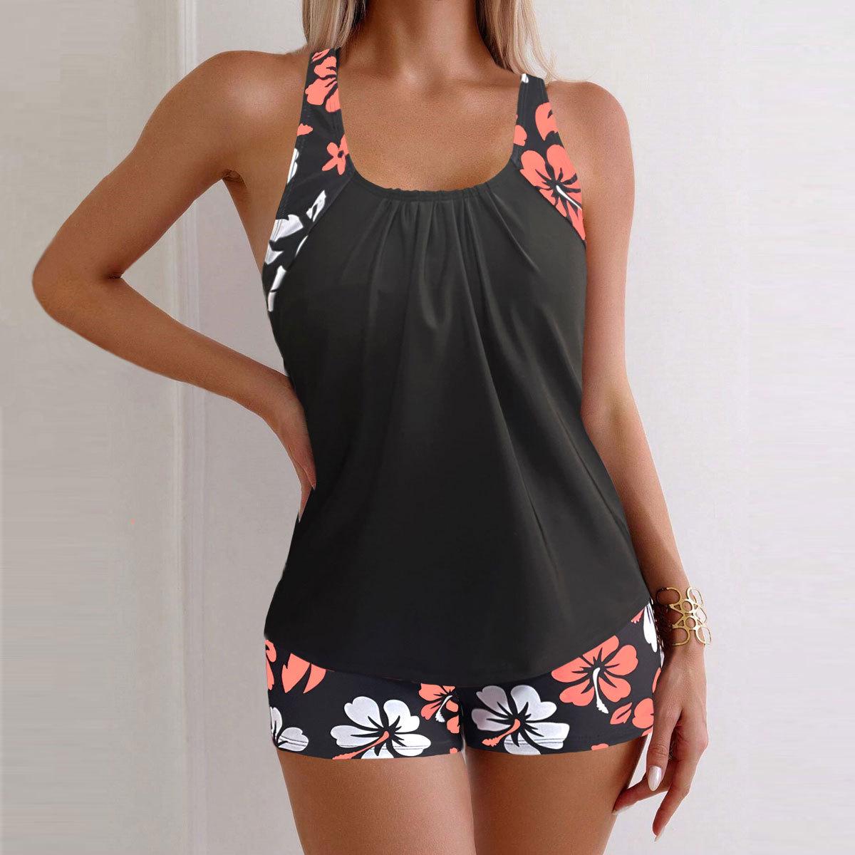 Women s Loose Strappy Tankini Swimsuit - Split Design, Conservative Style, European and American Trend XXL
Women s Loose Strappy Tankini Swimsuit - Split Design, Conservative Style, European and American Trend XXL