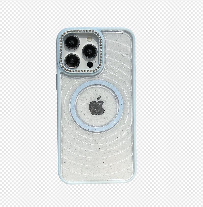 Water Ripple Magnetic Phone Case for iPhone 15/16 Pro with Diamond Ring Frame 17 небесно-голубой
Water Ripple Magnetic Phone Case for iPhone 15/16 Pro with Diamond Ring Frame 17 небесно-голубой