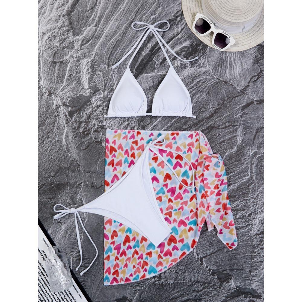 Купальник. Жіночий європейський і американський бікіні з марлевої спідниці. Купальник із трьох частин L
Купальник. Жіночий європейський і американський бікіні з марлевої спідниці. Купальник із трьох частин L