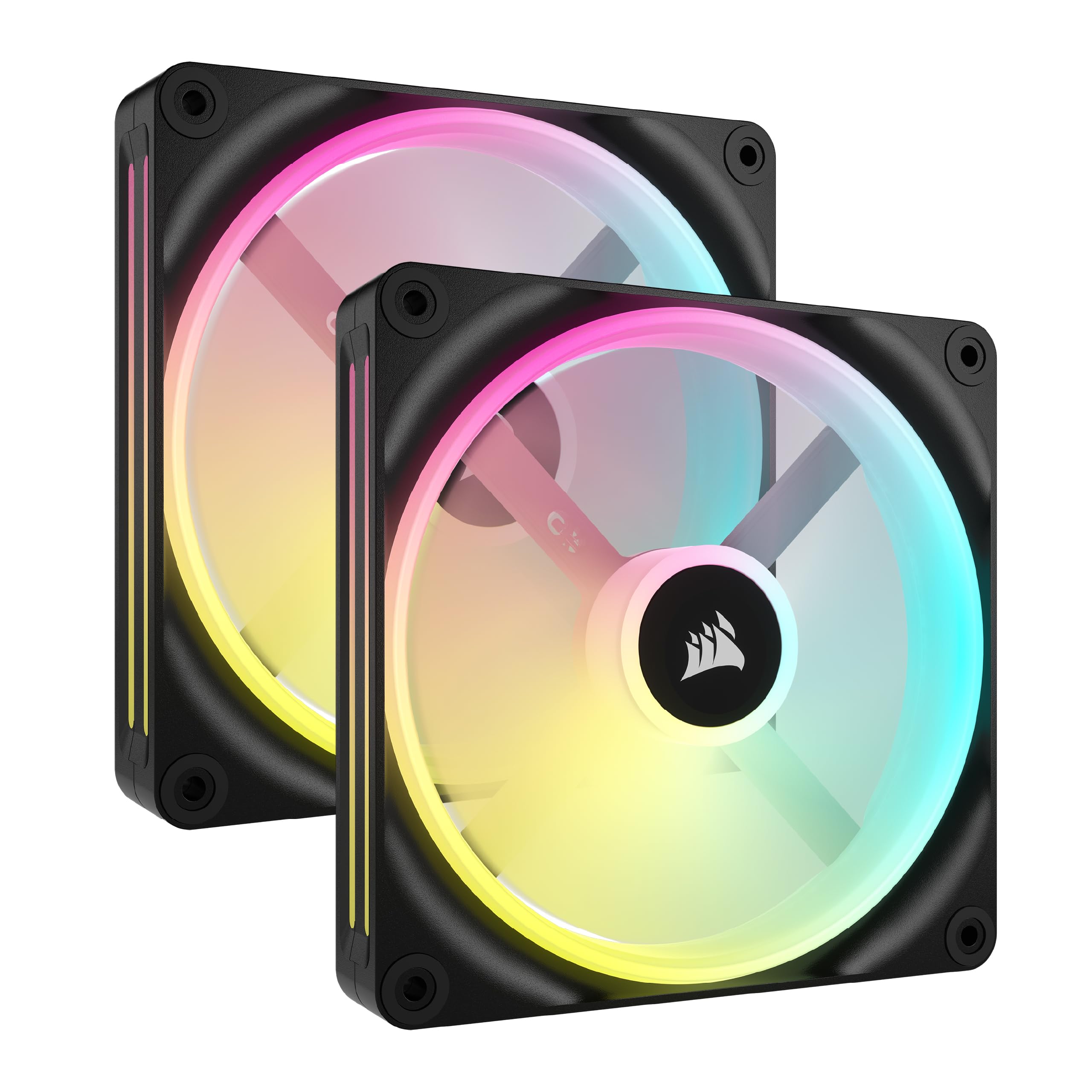 CORSAIR iCUE LINK QX140 RGB Starter Kit 140mm PWM RGB PC Case Fan iCUE LINK System Hub Cable FN1970 (2 Fans, Set) CO-9051004-WW чорний
CORSAIR iCUE LINK QX140 RGB Starter Kit 140mm PWM RGB PC Case Fan iCUE LINK System Hub Cable FN1970 (2 Fans, Set) CO-9051004-WW чорний