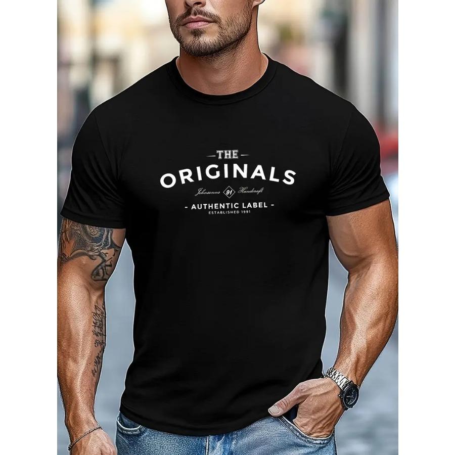 Men s 100% Polyester Summer Casual T-Shirt - Soft Breathable Round Neck Short Sleeve Tee with The Originals Print 6XL білий
Men s 100% Polyester Summer Casual T-Shirt - Soft Breathable Round Neck Short Sleeve Tee with The Originals Print 6XL білий