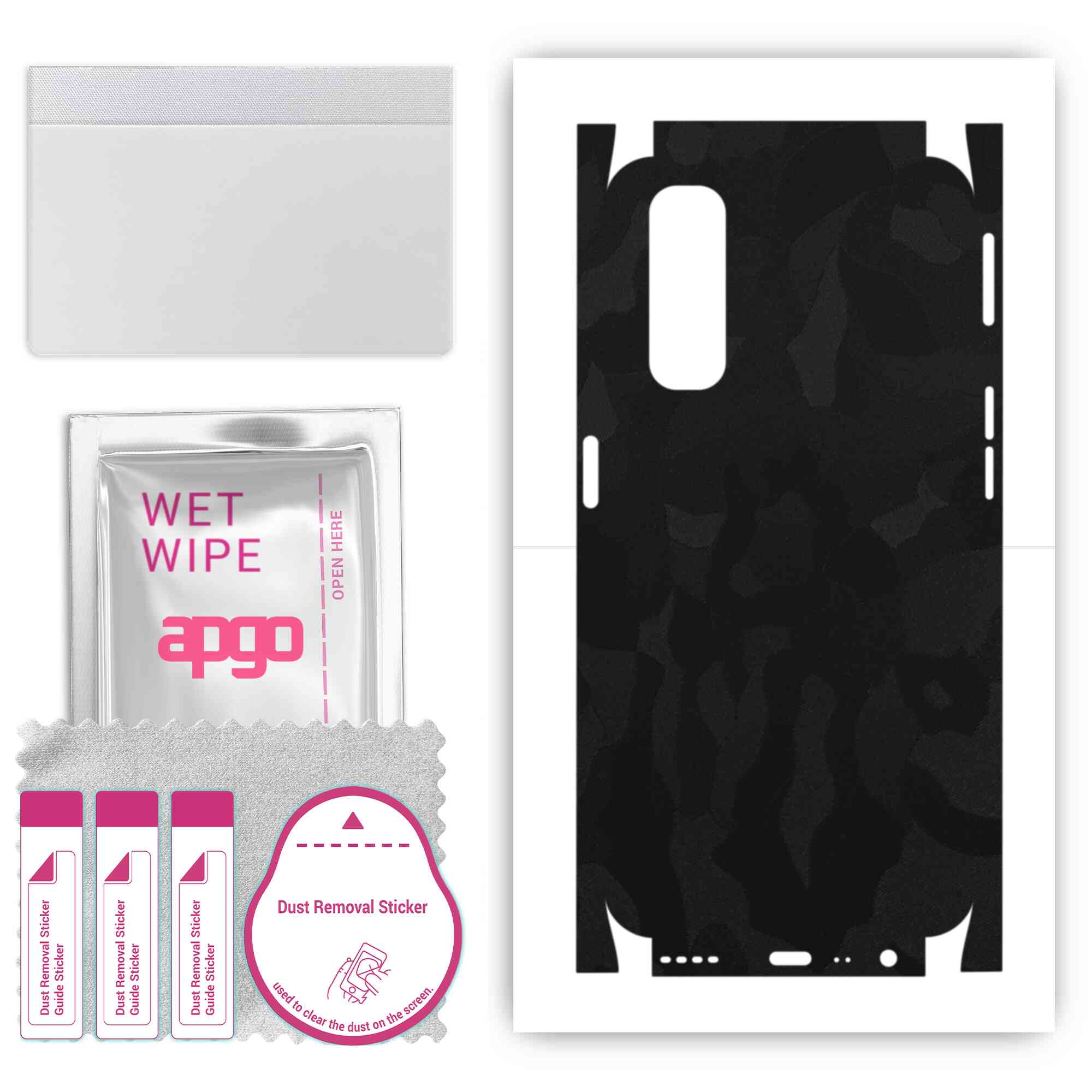 apgo Protective Skin Sticker for the back+sides compatible with Realme Narzo 30, Full Wrap Film, Foil, Vinyl - Pattern Black Camo
apgo Protective Skin Sticker for the back+sides compatible with Realme Narzo 30, Full Wrap Film, Foil, Vinyl - Pattern Black Camo