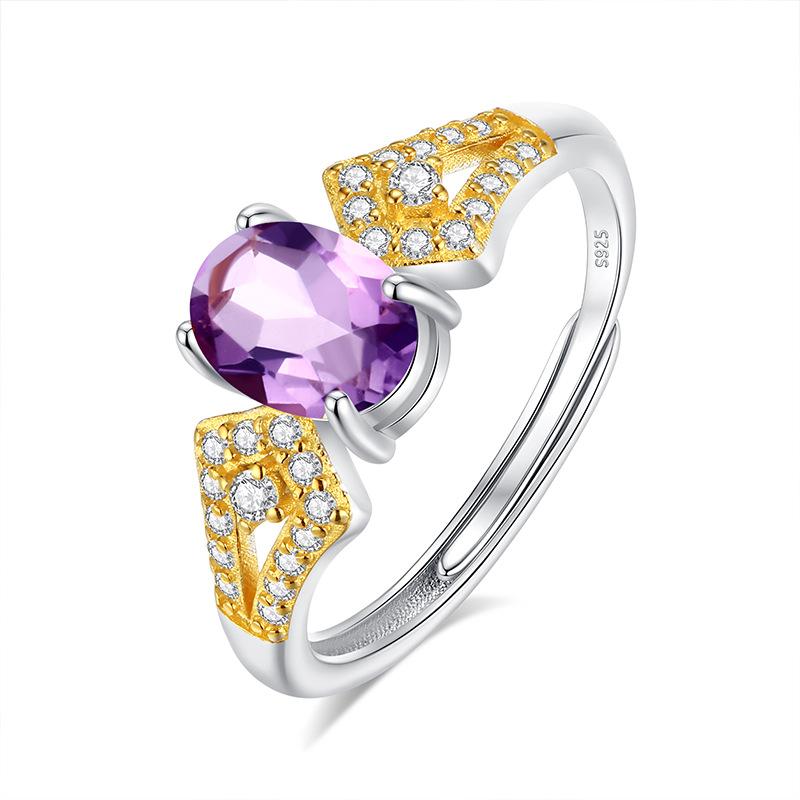 S925 sterling silver natural crystal stone ring fashion niche oval 5 * 7 olivine topaz high-end ring fashion jewelry gift opening adjustable
S925 sterling silver natural crystal stone ring fashion niche oval 5 * 7 olivine topaz high-end ring fashion jewelry gift opening adjustable