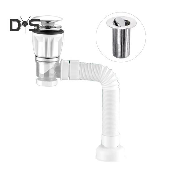 Набір зливного отвору для раковини у ванній кімнаті з гнучким розширюваним сифоном P-подібним сифоном, що захищає від протікання, запобігає запаху. Простота встановлення. Набір гнучких зливних труб для раковини A білий
Набір зливного отвору для раковини у ванній кімнаті з гнучким розширюваним сифоном P-подібним сифоном, що захищає від протікання, запобігає запаху. Простота встановлення. Набір гнучких зливних труб для раковини A білий