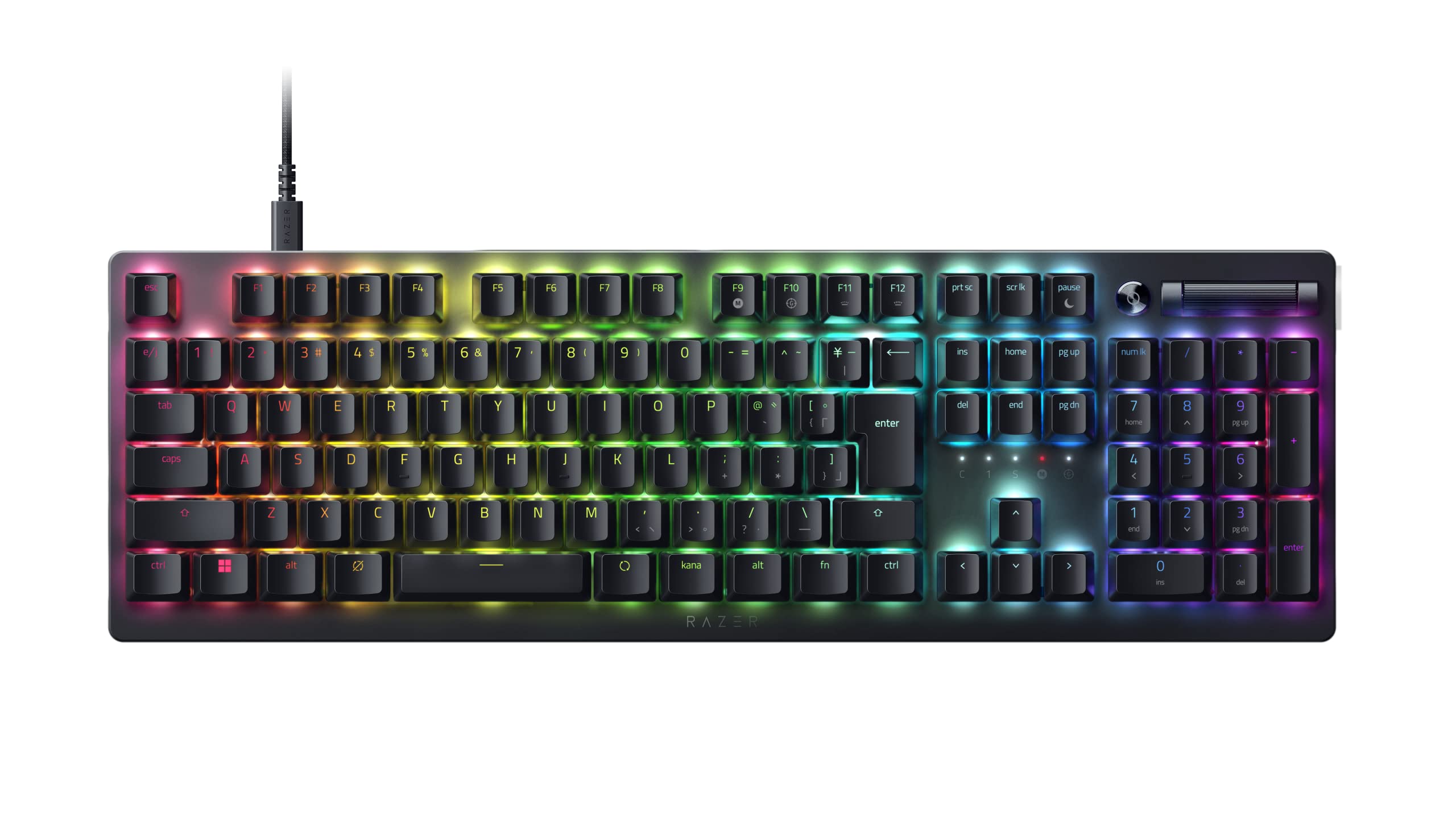 Razer DeathStalker V2 JP Linear Optical Switch Gaming Keyboard Thin Optical Switch Linear Wired Detachable Cable Case with Aluminum Top Plate Roller
Razer DeathStalker V2 JP Linear Optical Switch Gaming Keyboard Thin Optical Switch Linear Wired Detachable Cable Case with Aluminum Top Plate Roller