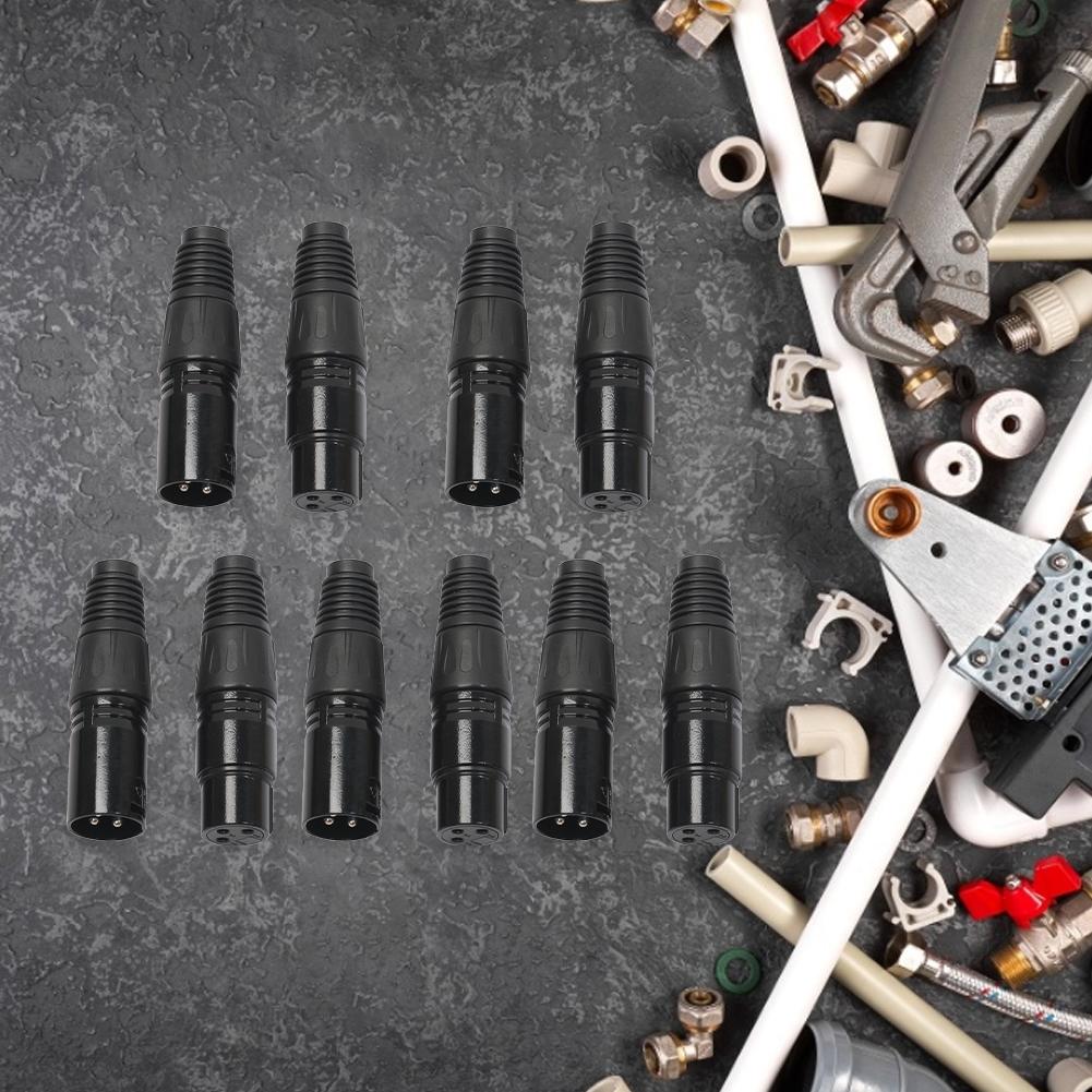 5Pairs Microphone Male and Female Plug Mini 3Pin XLR Audio Microphone Cable Connector Black Replacement for Audio Equipment Australia
5Pairs Microphone Male and Female Plug Mini 3Pin XLR Audio Microphone Cable Connector Black Replacement for Audio Equipment Australia