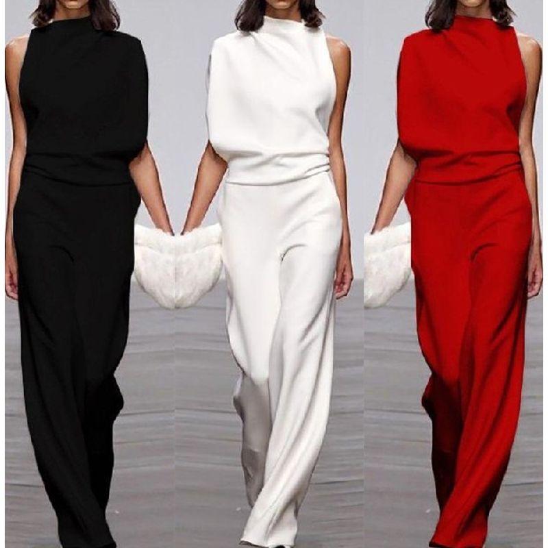 Women Sleeveless Jumpsuit Women s clothing dress One-Shoulder Sleeve Casual Commuter Jumpsuit Black S
Women Sleeveless Jumpsuit Women s clothing dress One-Shoulder Sleeve Casual Commuter Jumpsuit Black S