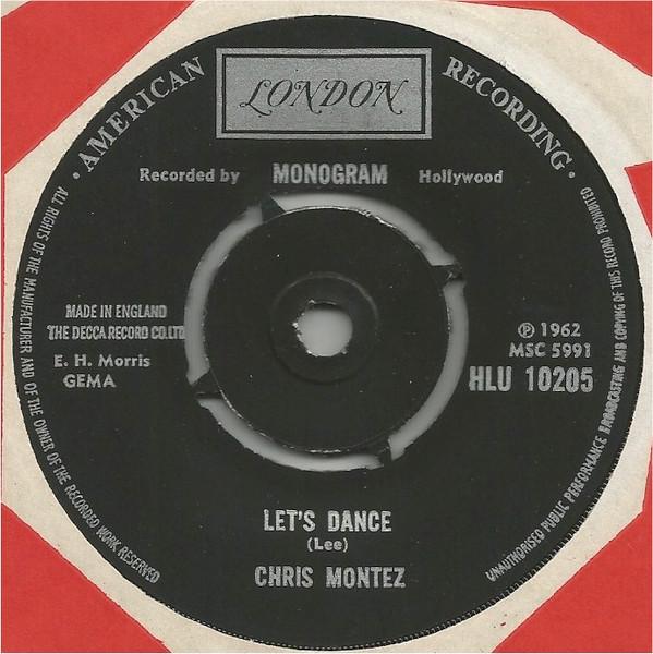 7inch Record CHRIS MONTEZ - Let s Dance / Some Kinda Fun HLU10205 London Records, 1968 UK Rock Used
7inch Record CHRIS MONTEZ - Let s Dance / Some Kinda Fun HLU10205 London Records, 1968 UK Rock Used