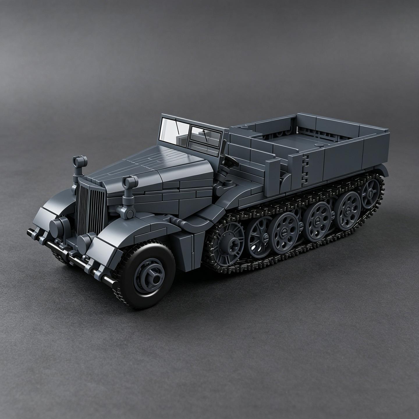 SD.KFZ.9 FAMO WWII German 18-Ton Giant Half-Track Tractor Building Blocks Toy Armored Vehicle for Boys NO BOX
SD.KFZ.9 FAMO WWII German 18-Ton Giant Half-Track Tractor Building Blocks Toy Armored Vehicle for Boys NO BOX