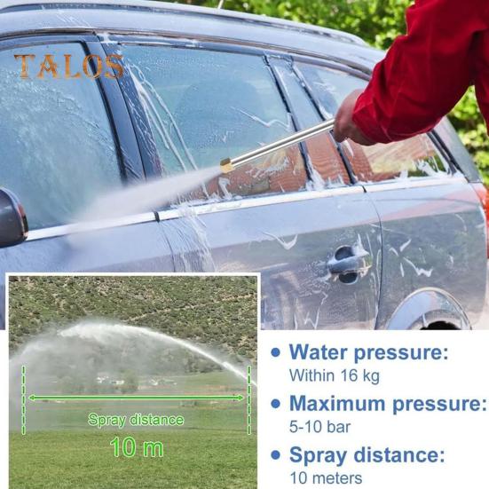 Garden Water Sprayer Set Heavy-Duty Aluminum Copper Pressure Washer with 2 Nozzles Leak-Proof Design Hose Sprayer
Garden Water Sprayer Set Heavy-Duty Aluminum Copper Pressure Washer with 2 Nozzles Leak-Proof Design Hose Sprayer