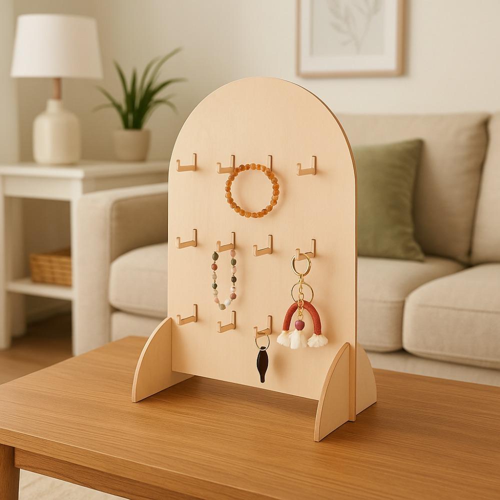 Wooden Jewelry Storage Rack Arch Ring Holder Earring Display Rack Home Organization Wooden
Wooden Jewelry Storage Rack Arch Ring Holder Earring Display Rack Home Organization Wooden