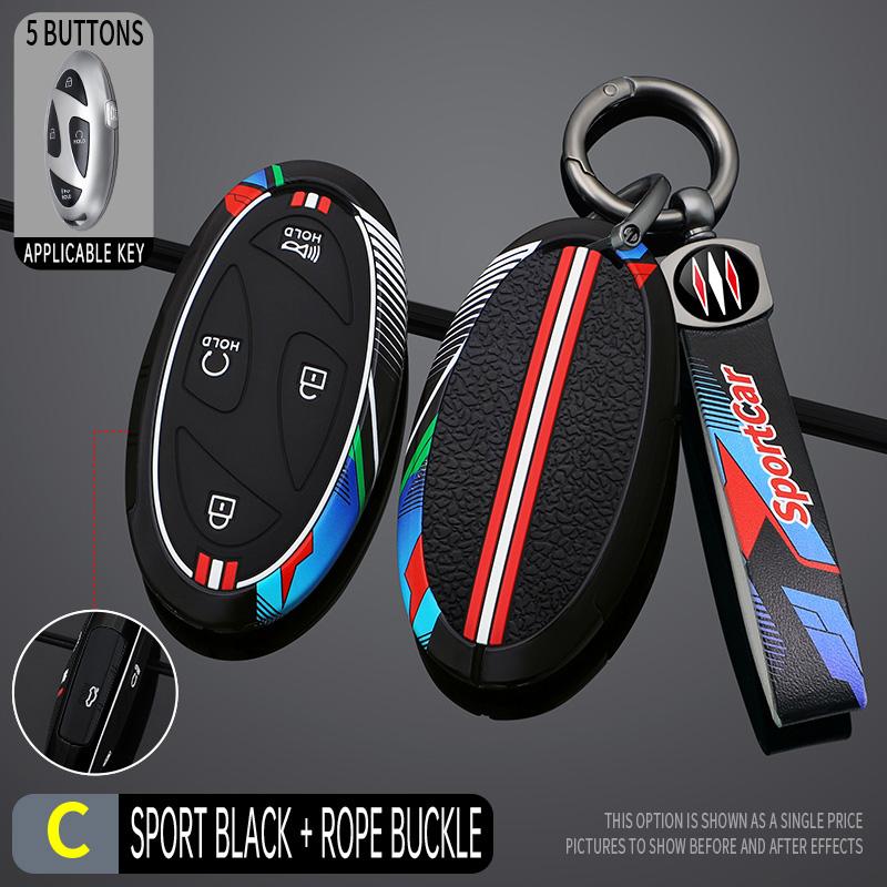 Interior Mouldings 5 7 Buttons Metal + Silicone Car Key Case Cover For Hyundai Kona Ev Grandeur GN7 IONIQ 6 2023 2024 2025 Remot
Interior Mouldings 5 7 Buttons Metal + Silicone Car Key Case Cover For Hyundai Kona Ev Grandeur GN7 IONIQ 6 2023 2024 2025 Remot