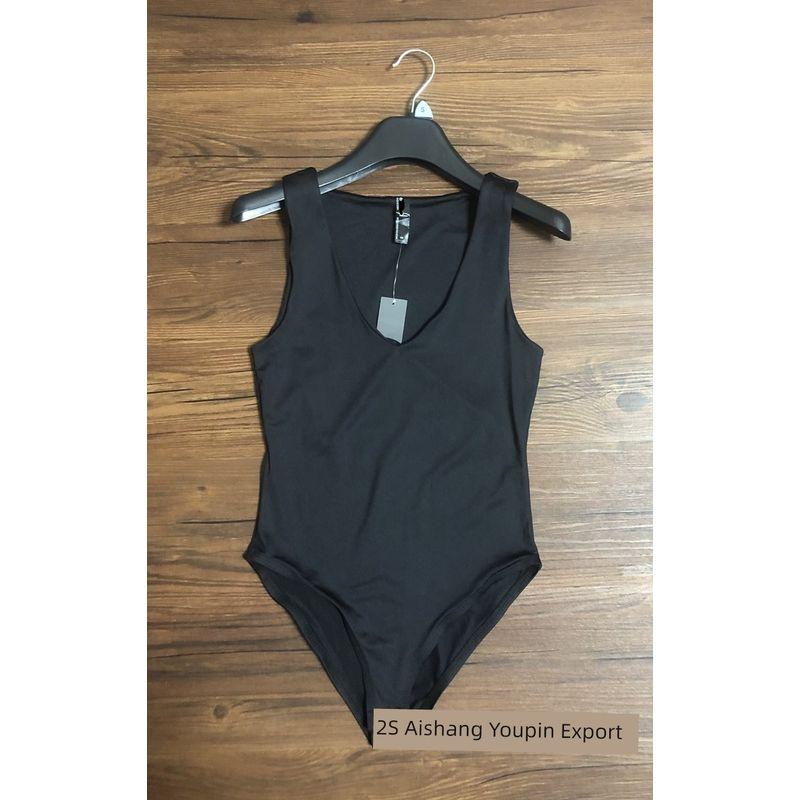 Outer Mao Single Women s Clothing Summer V Neck Silm Pure Color Stretch Bottoming Tops Sports Yoga Sleeveless Vest Jumpsuit Black 12
Outer Mao Single Women s Clothing Summer V Neck Silm Pure Color Stretch Bottoming Tops Sports Yoga Sleeveless Vest Jumpsuit Black 12