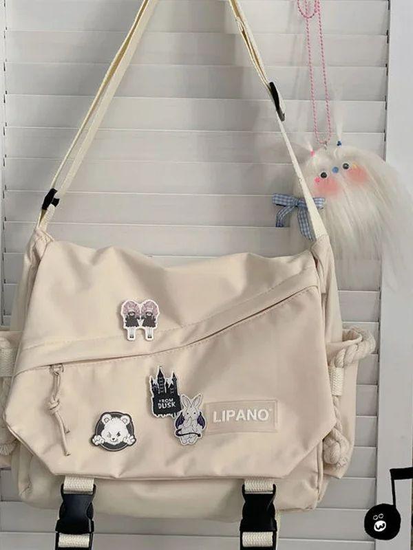 Nyl Handbags Shoulder Bag Large Capacity Crossbody Bags For Teenager Messenger Bag Student School Bags For Women слонова кістка
Nyl Handbags Shoulder Bag Large Capacity Crossbody Bags For Teenager Messenger Bag Student School Bags For Women слонова кістка