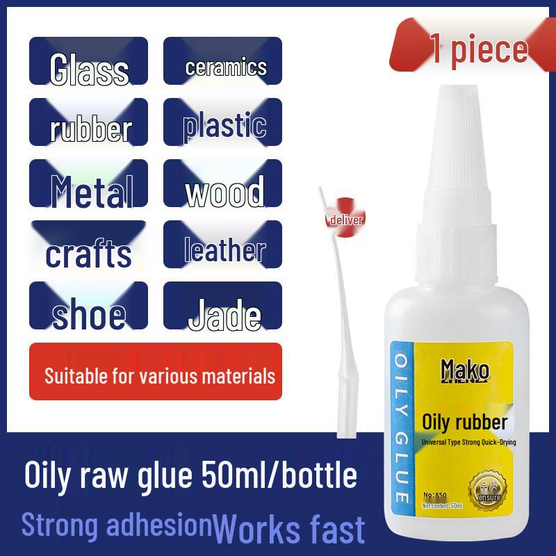 Масляный суперклей: Универсальный и водонепроницаемый для ремонта пластика, обуви, шин и электрооборудования.
Масляный суперклей: Универсальный и водонепроницаемый для ремонта пластика, обуви, шин и электрооборудования.