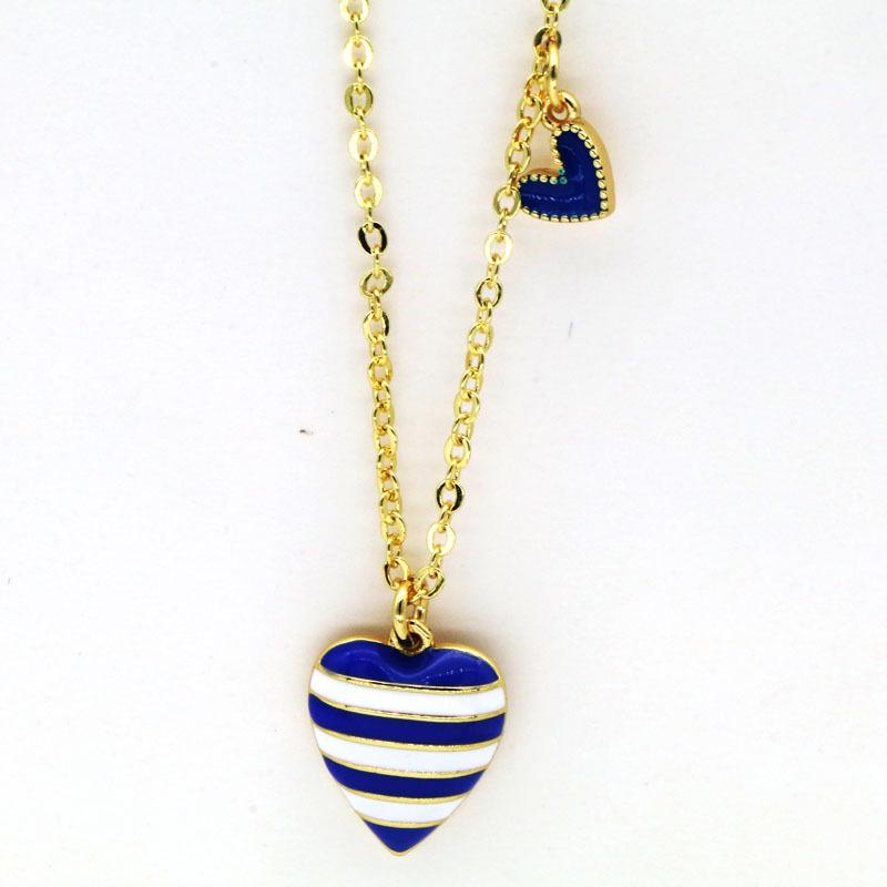 Hot-selling, instagram-worthy jewelry featuring unique, niche designs: enamel-filled, heart-shaped pendant necklaces and heart-shaped collarbone королівський синій колір
Hot-selling, instagram-worthy jewelry featuring unique, niche designs: enamel-filled, heart-shaped pendant necklaces and heart-shaped collarbone королівський синій колір