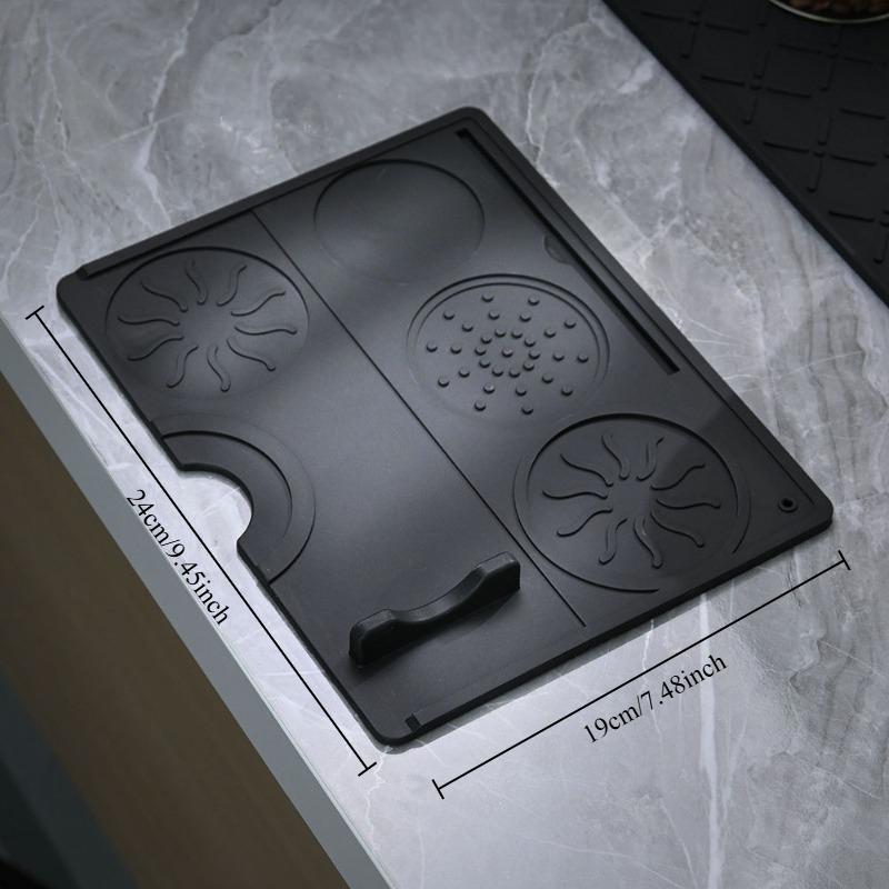 1pc Coffee Utensils Tamper Mat Food Grade Silicone Pad Non Slip Protective Pad Coffee Powder Pad Storage Mat чёрный
1pc Coffee Utensils Tamper Mat Food Grade Silicone Pad Non Slip Protective Pad Coffee Powder Pad Storage Mat чёрный