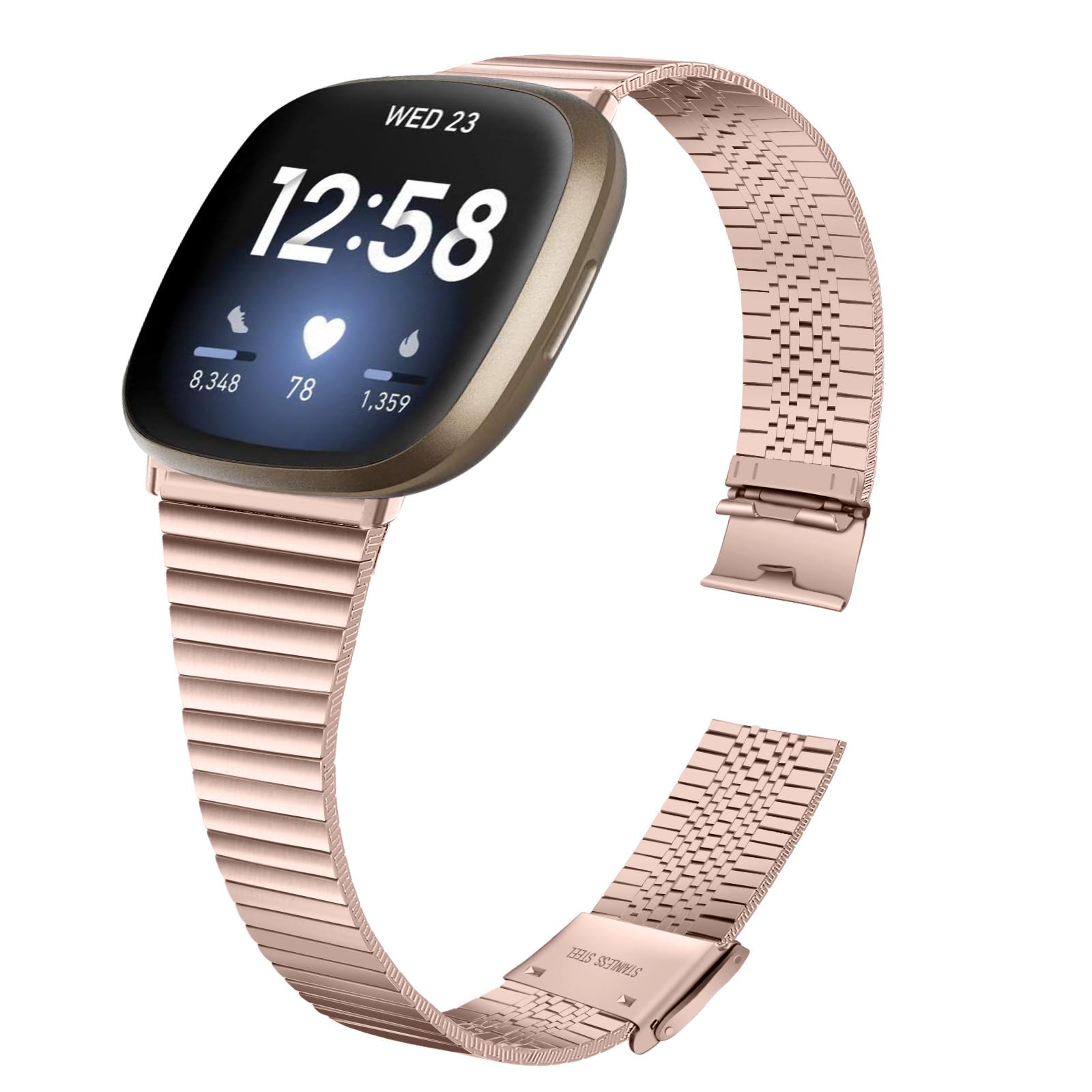 For Fitbit Versa 4/Sense 2 Adjustable Stainless Steel Watch Band Replacement Wrist Strap Pink Gold
For Fitbit Versa 4/Sense 2 Adjustable Stainless Steel Watch Band Replacement Wrist Strap Pink Gold