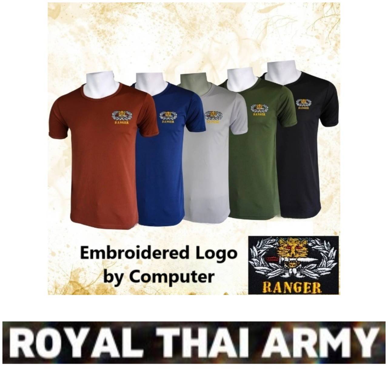 Футболка Королевской тайской армии Ranger Tiger Carry Sword камуфляжная военная солдатская Таиландская футболка с круглым вырезом и коротким рукавом с вышитым логотипом для мужчин и женщин унисекс S
Футболка Королевской тайской армии Ranger Tiger Carry Sword камуфляжная военная солдатская Таиландская футболка с круглым вырезом и коротким рукавом с вышитым логотипом для мужчин и женщин унисекс S