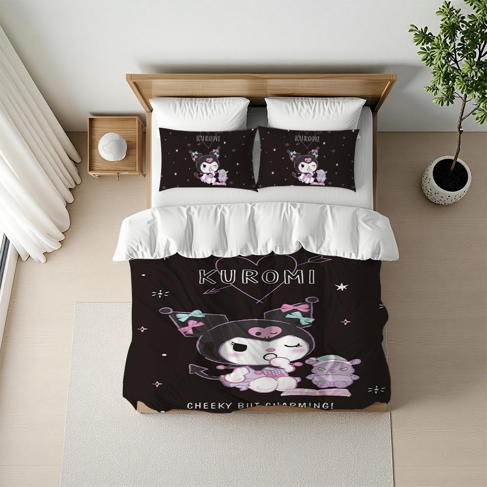 K-KUROMI Fashion Duvet Cover Set Home Style Bedding Soft Laundry Cotton Bed 3 Piece Set Student Dormitory Gift 135x200cm
K-KUROMI Fashion Duvet Cover Set Home Style Bedding Soft Laundry Cotton Bed 3 Piece Set Student Dormitory Gift 135x200cm