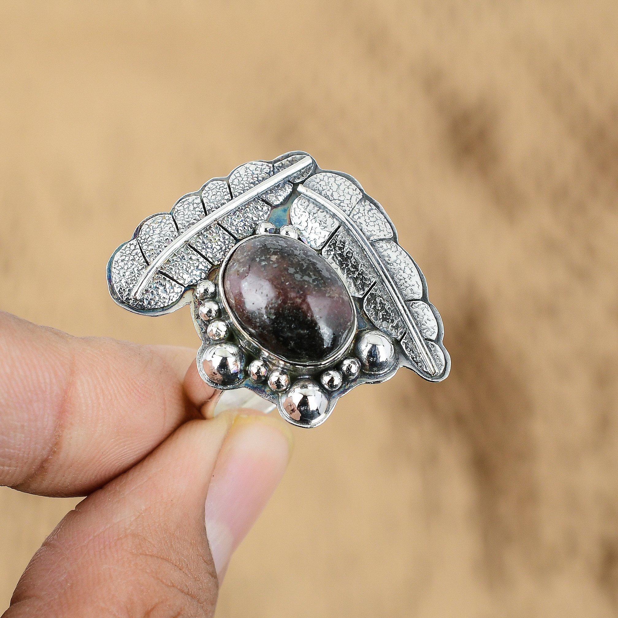 Memorial Day Deal Natural Rhodonite Promise Statement Ring Jewelry 925 Silver Yes
Memorial Day Deal Natural Rhodonite Promise Statement Ring Jewelry 925 Silver Yes