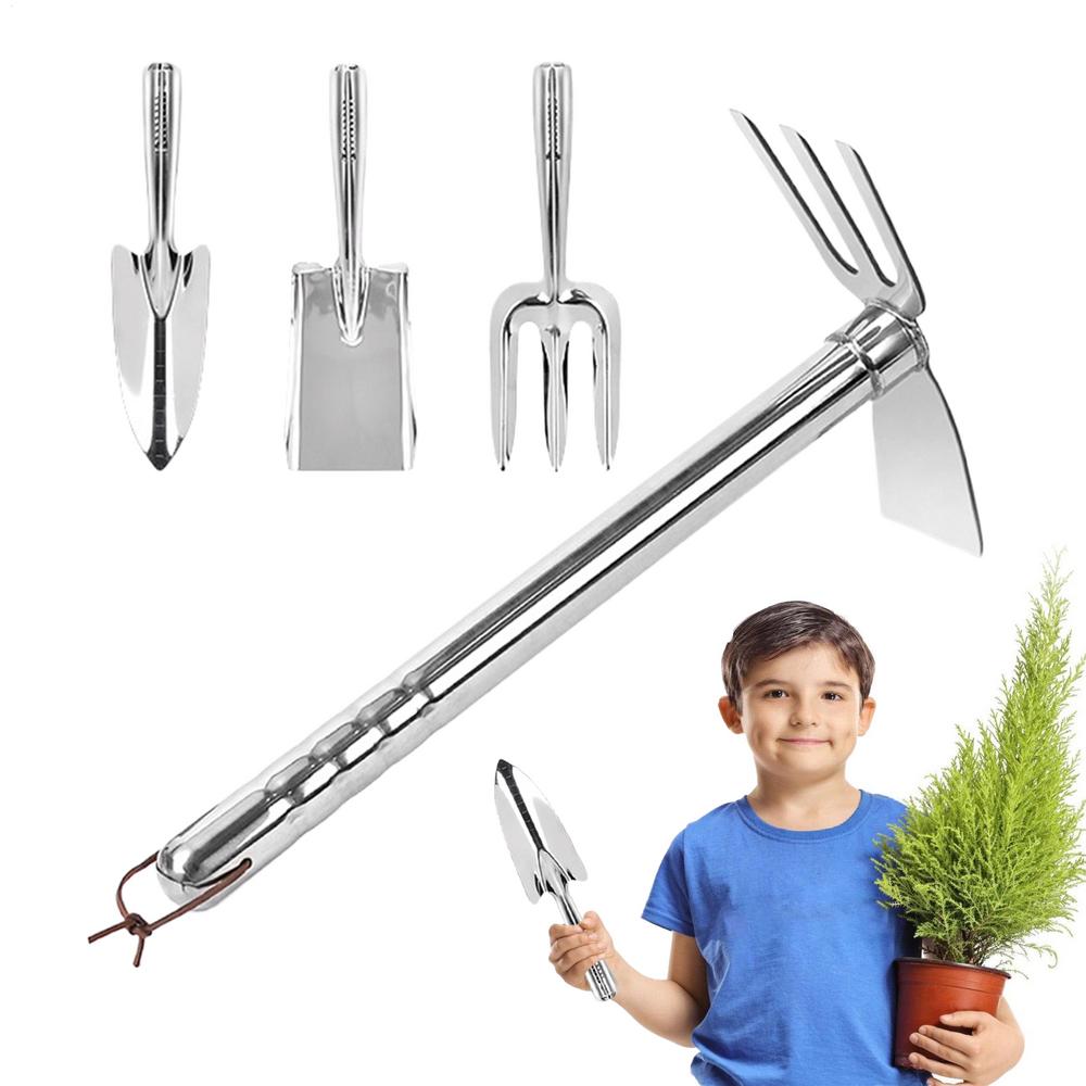 Садовые инструменты для садоводства из нержавеющей стали, инструменты для копания, портативный набор садовых инструментов из 4 предметов для двора, газона, посадки овощей, почвы
Садовые инструменты для садоводства из нержавеющей стали, инструменты для копания, портативный набор садовых инструментов из 4 предметов для двора, газона, посадки овощей, почвы