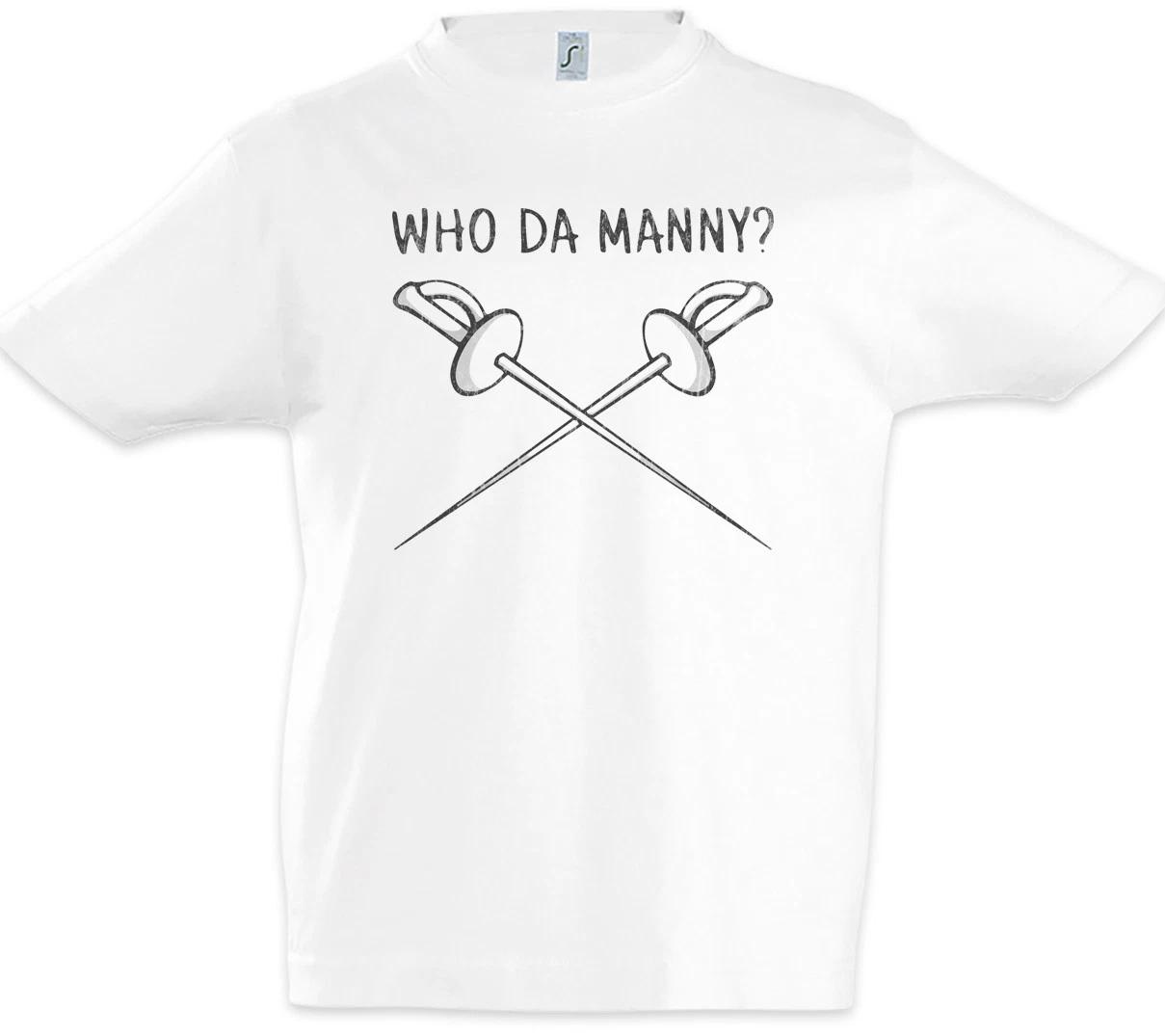 Who Da Manny Kids Boys T-Shirt Modern Phil Fencing Family Fence Crossed Fun 160
Who Da Manny Kids Boys T-Shirt Modern Phil Fencing Family Fence Crossed Fun 160